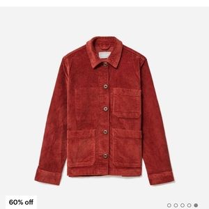 Everlane Corduroy Chore Jacket Brick